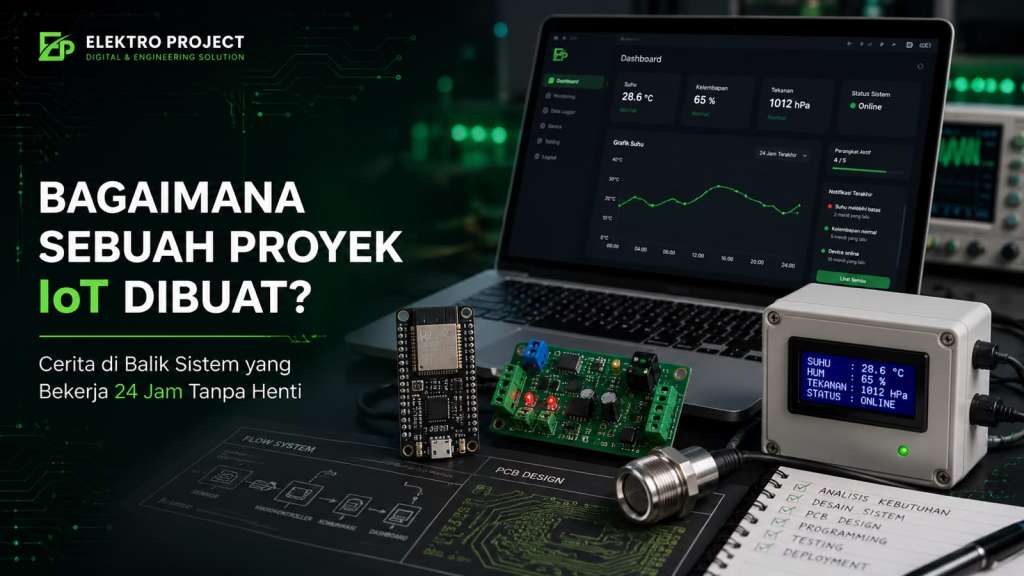 Bagaimana Sebuah Proyek IoT Dibuat? Cerita di Balik Sistem yang Bekerja 24 Jam Tanpa Henti