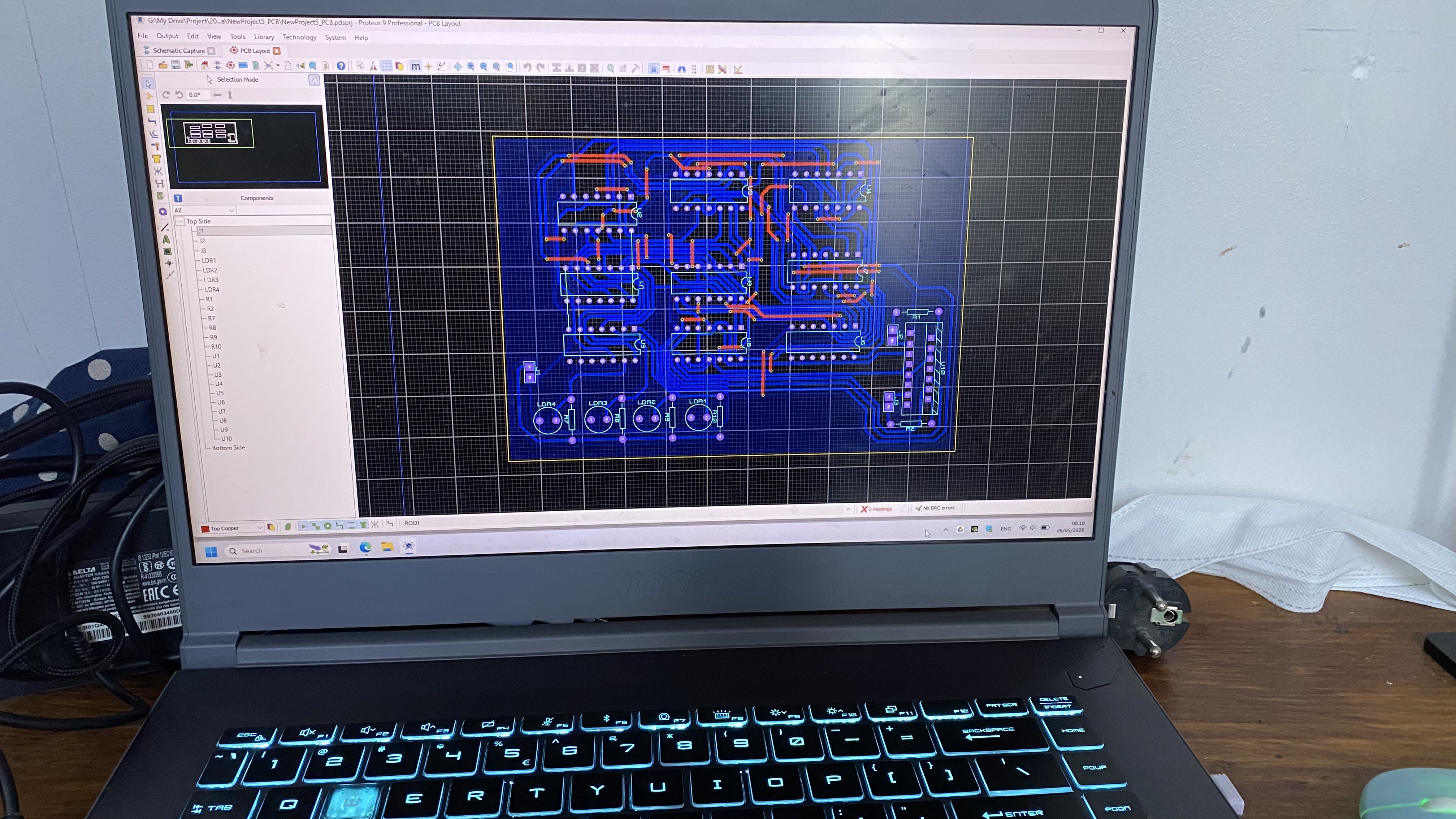 LAYOUT PCB SIAP CETAK