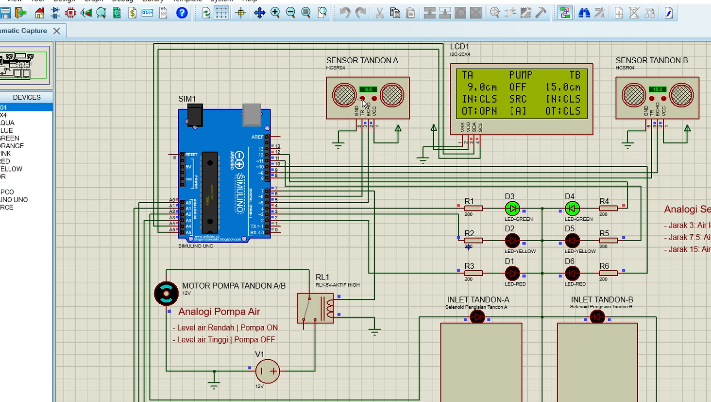 Konsultasi Pembuatan Rangkaian Kendali Arduino di Proteus